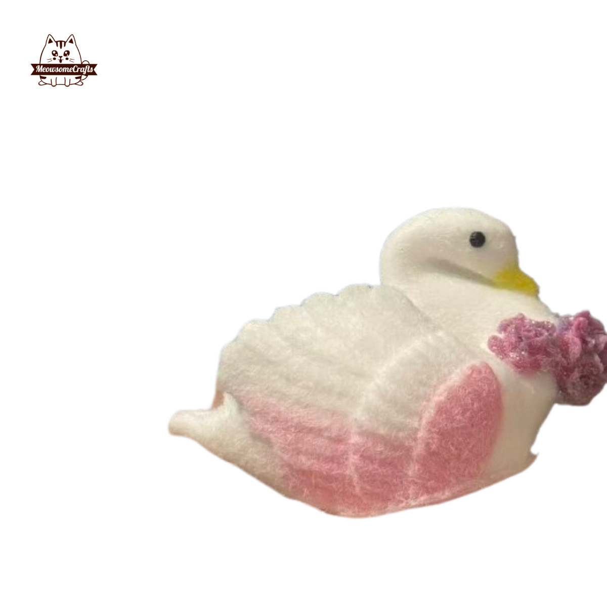 Customizable Elegant Swan Handmade Squishy Fidget Toy