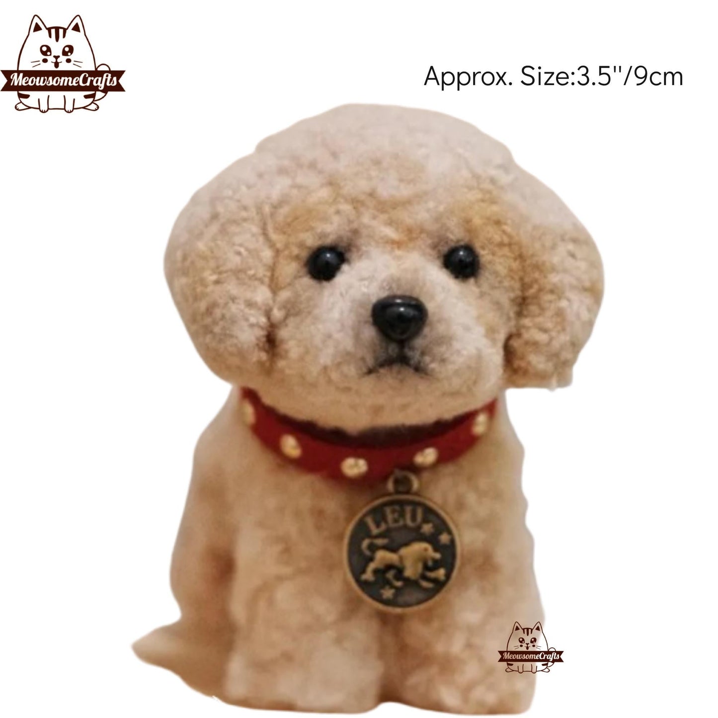 Handmade Chenille Stem Shiba Inu Teddy Bear Puppy Dogs Keychain Ornaments | Animal Figurines