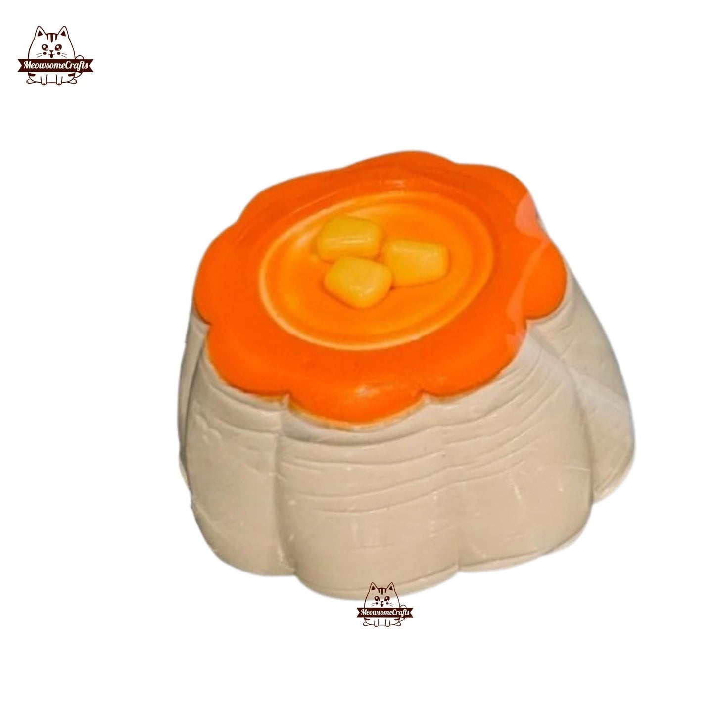 Corn Pudding Dessert Food Handmade Squishy Fidget Toy