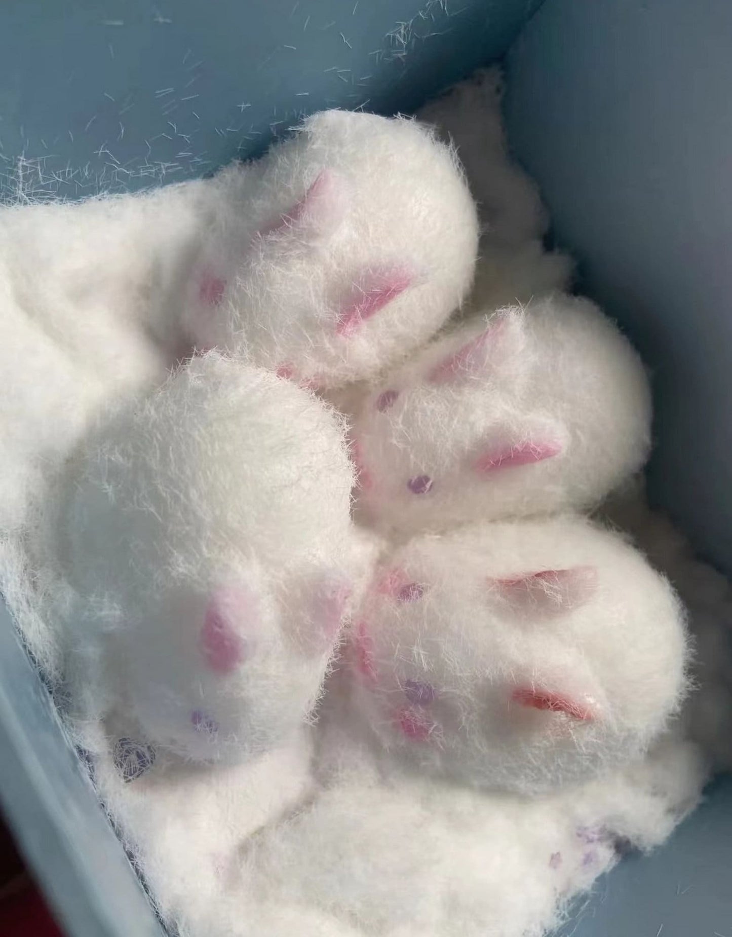 Furry Baby Bunny Rabbit Animal Handmade Taba Squishy | Squeezable Stress Relief Fidget Toy - Squishy
