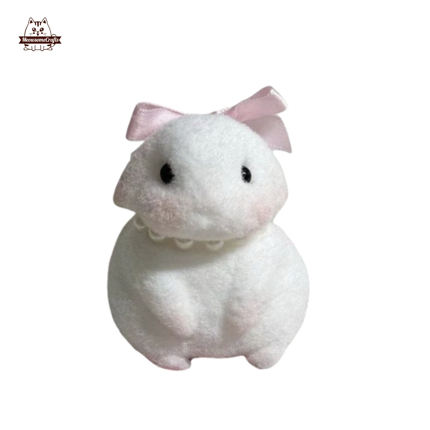 Furry Baby Rabbit Animal Customizable Handmade Taba Squishy | Squeezable Stress Relief Fidget Toy - Rabbit A - Squishy