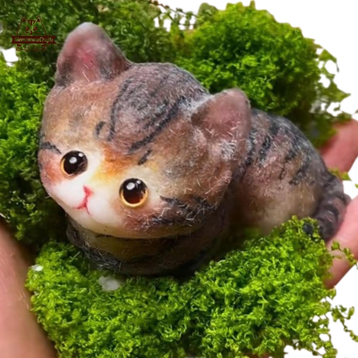 Furry Dragon Li Kitten Cat Animal Handmade Taba Squishy | Washable Squeezable Stress Relief Fidget Toy - Squishy