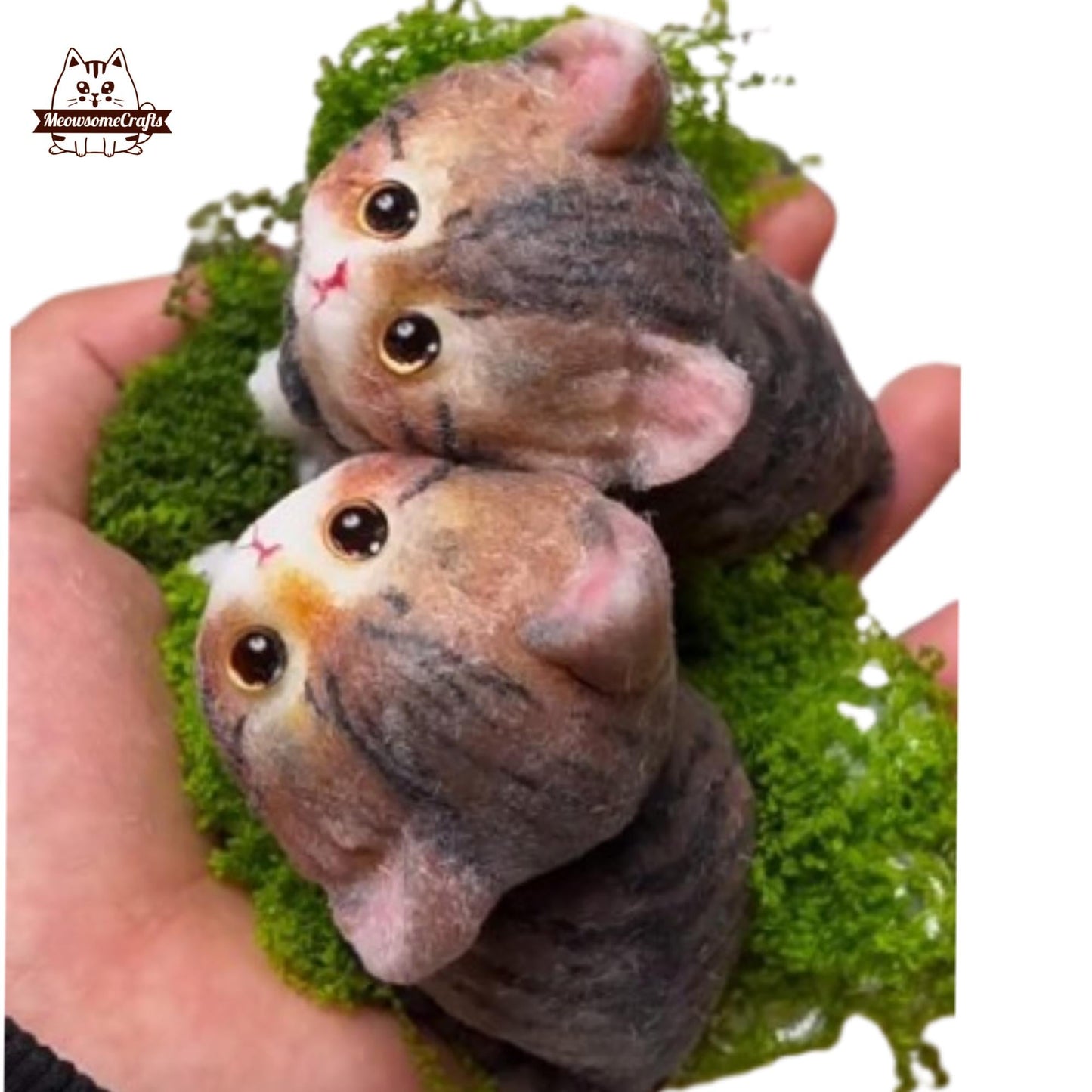 Furry Dragon Li Kitten Cat Animal Handmade Taba Squishy | Washable Squeezable Stress Relief Fidget Toy - Squishy