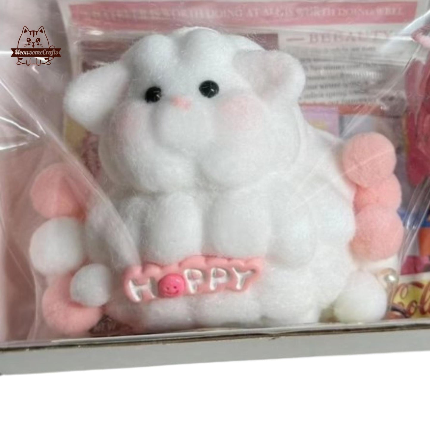 Furry Fluffy Baby Sheep Lamb Animal Handmade Taba Squishy | Squeezable Stress Relief Fidget Toy - Squishy