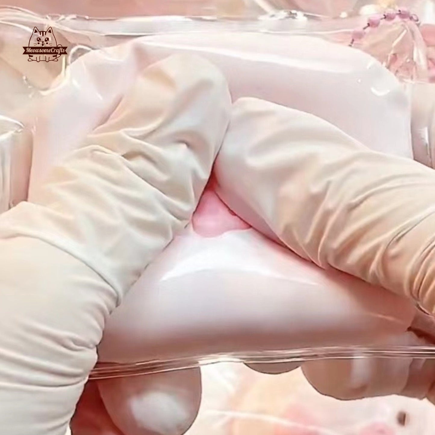 Pig Piggy Face Animal Handmade Squishy Fidget Toy