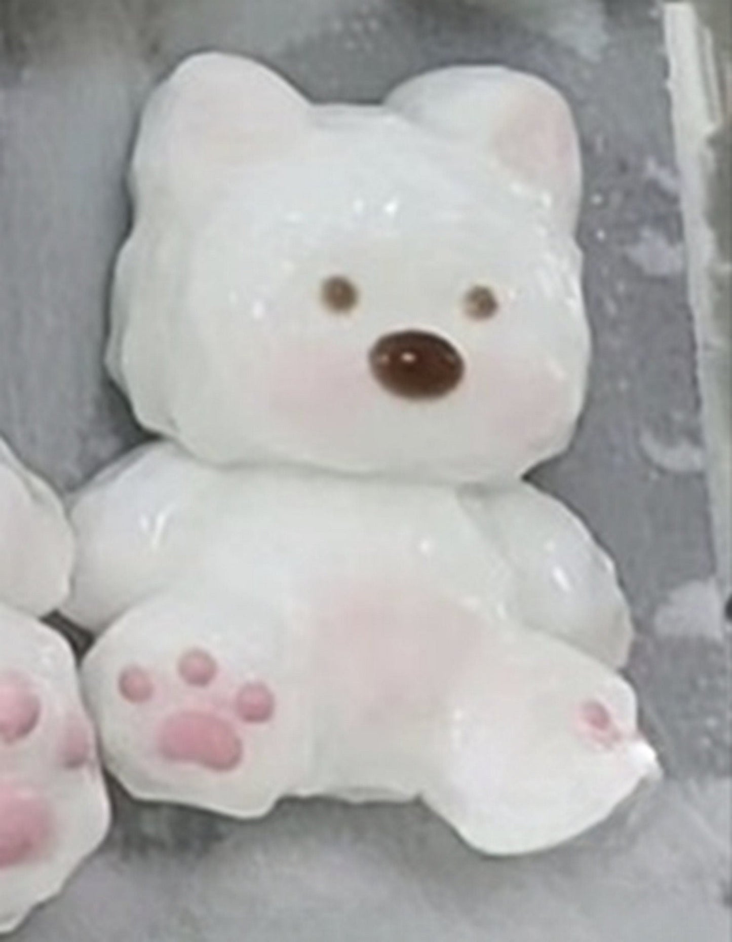 Sitting Westie Terrier Puppy Dog Animal Handmade Taba Squishy | Squeezable Stress Relief Fidget Toy - Pink 1.97’’