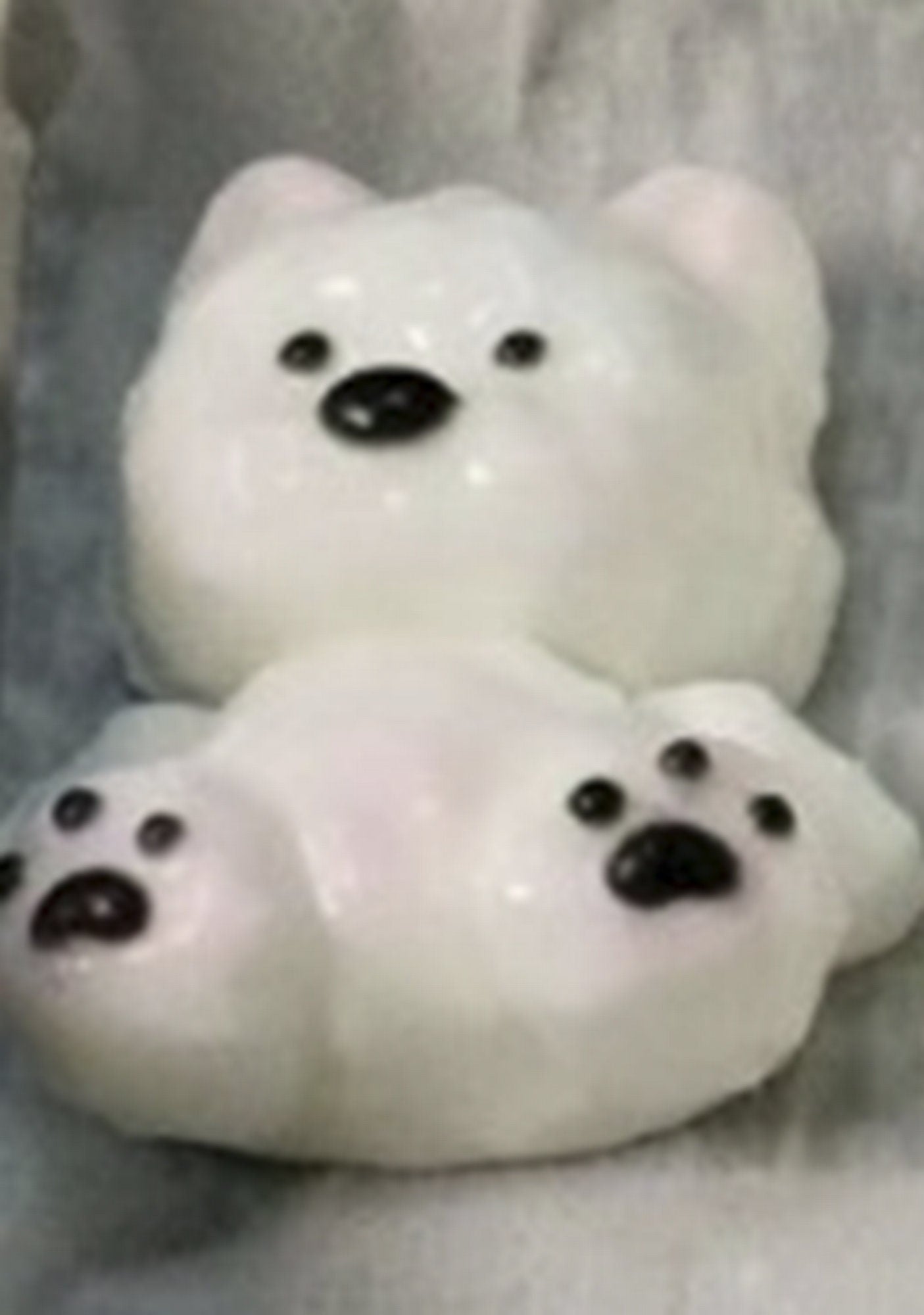 Sitting Westie Terrier Puppy Dog Animal Handmade Taba Squishy | Squeezable Stress Relief Fidget Toy - Black 1.97’’