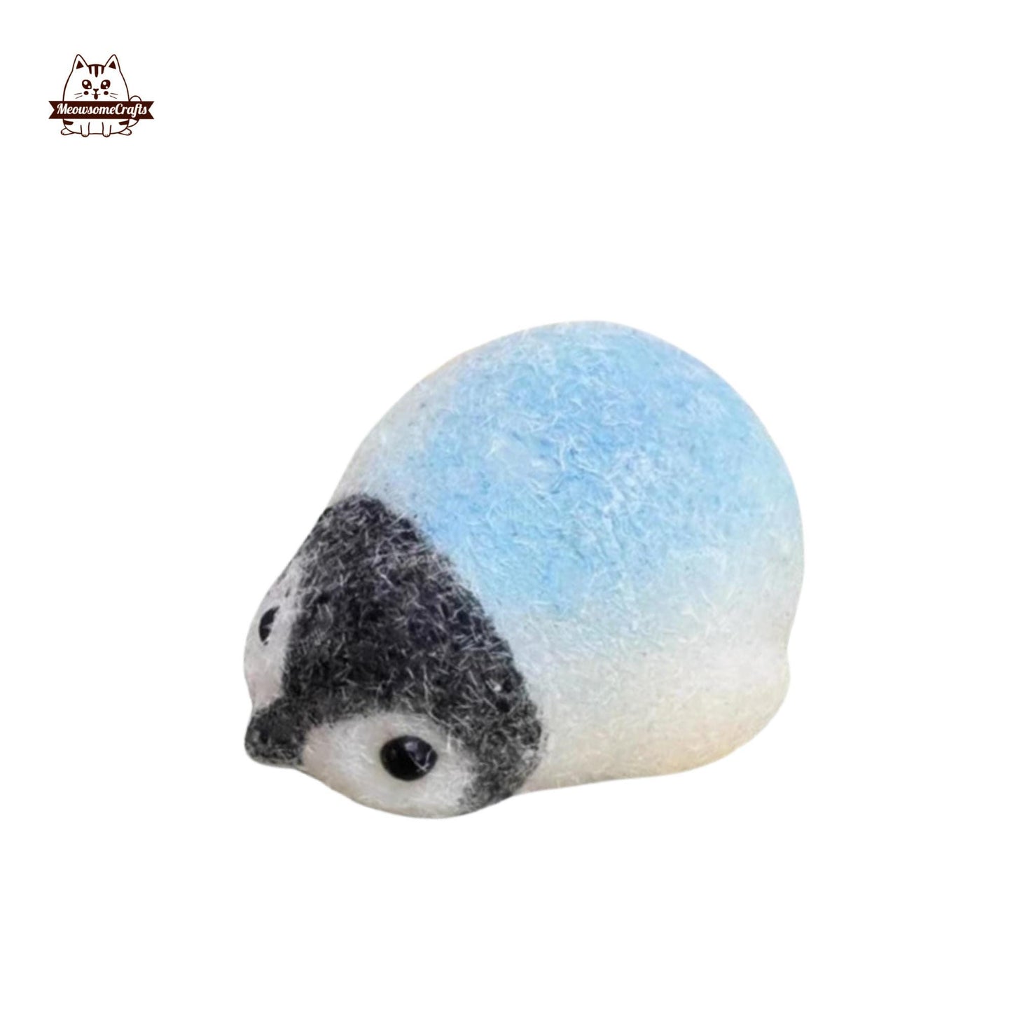 Soft Colorful Furry Penguins Animal Handmade Squishy Fidget Toy