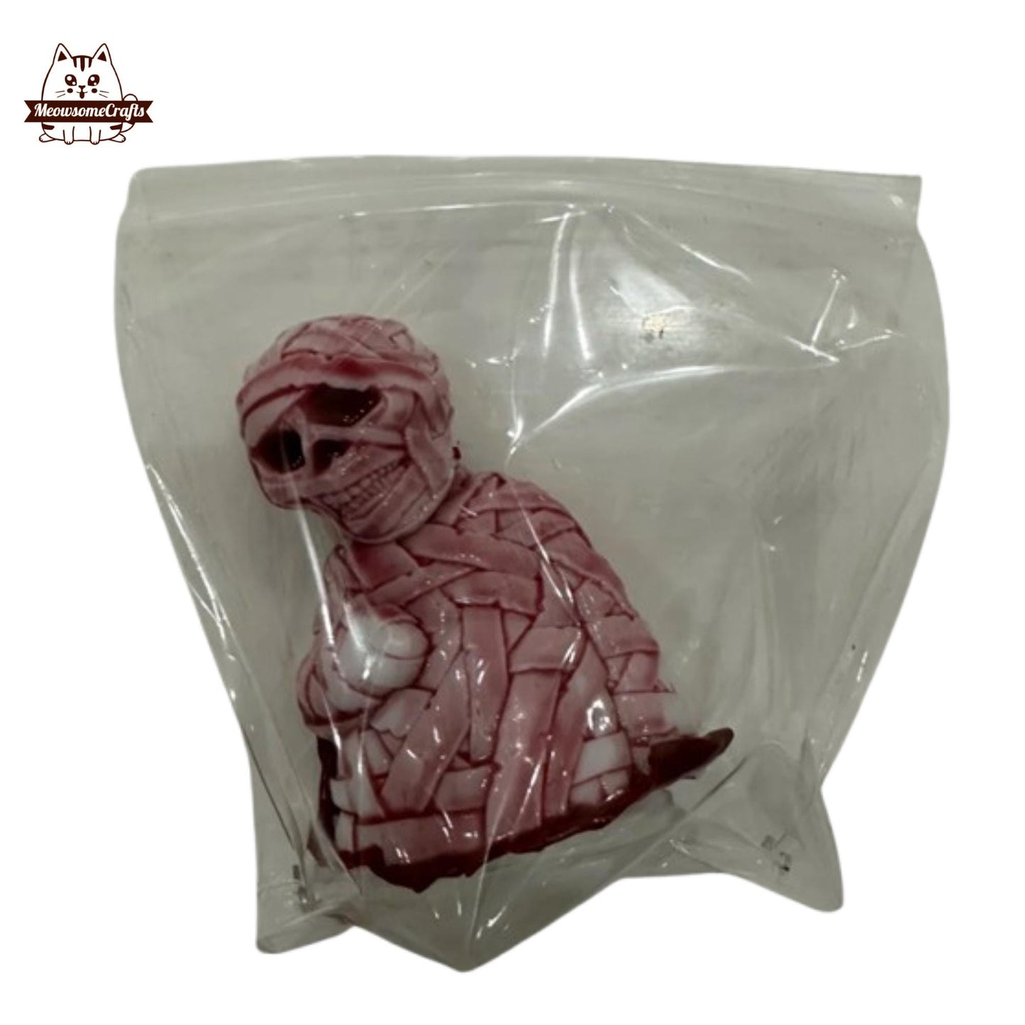 Halloween Scary Skeleton Mummy Handmade Squishy Fidget Toy