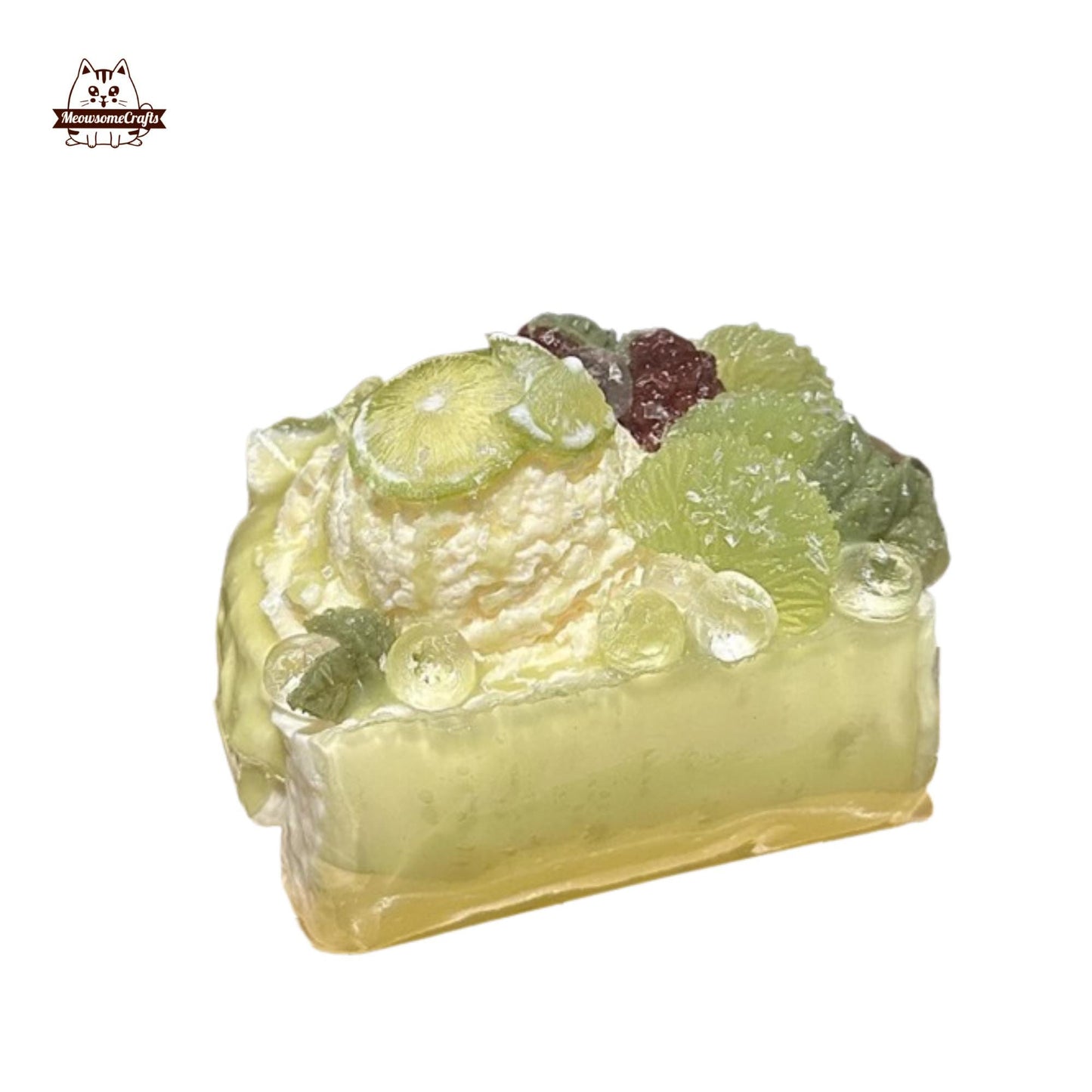 Cute Taba Squishy Ice Cream Lime Fruit Food Squeezable Anxiety Stress Relief Sensory Fidget Toys