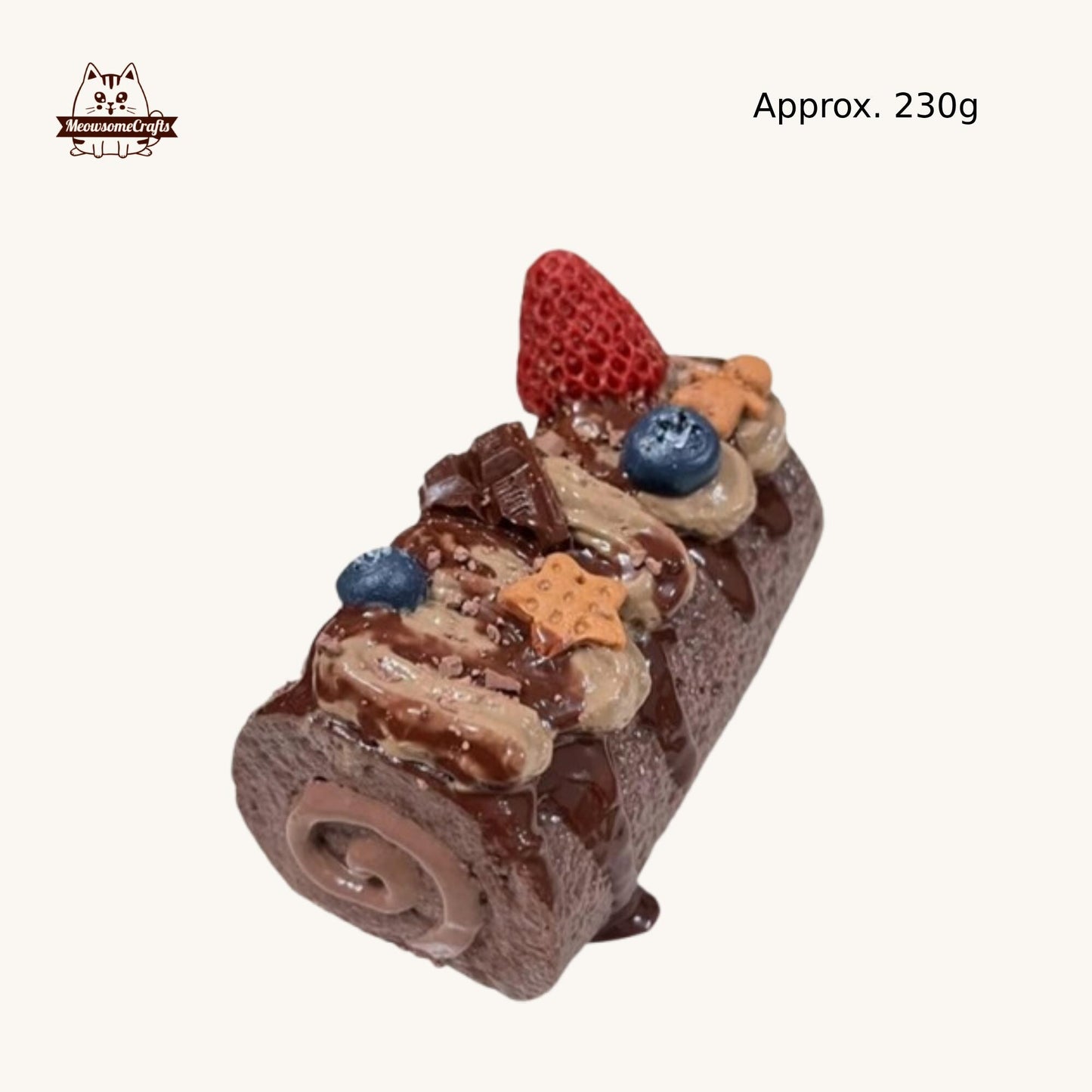 Soft Chocolate Matcha Swiss Cake Roll Food Squishy Squeezable Anxiety Stress Relief Sensory Fidget Toys