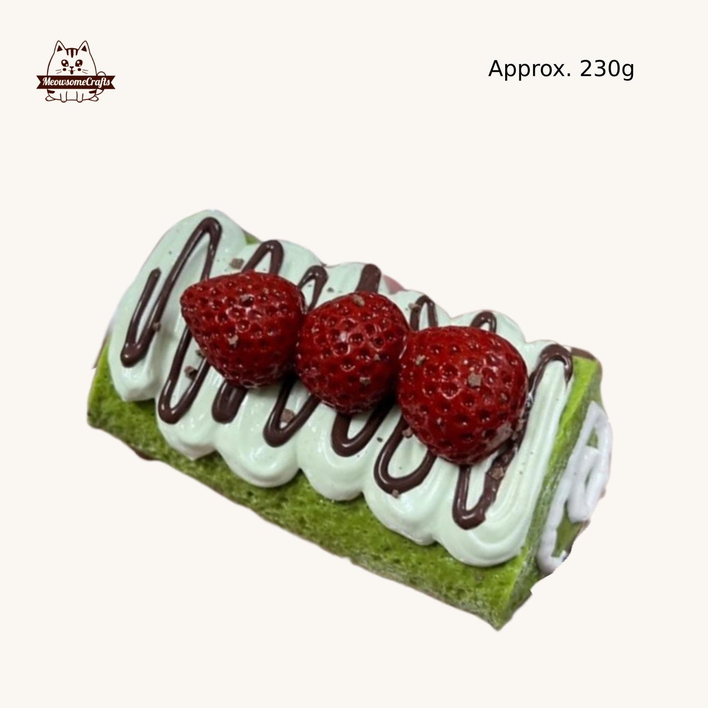 Soft Chocolate Matcha Swiss Cake Roll Food Squishy Squeezable Anxiety Stress Relief Sensory Fidget Toys