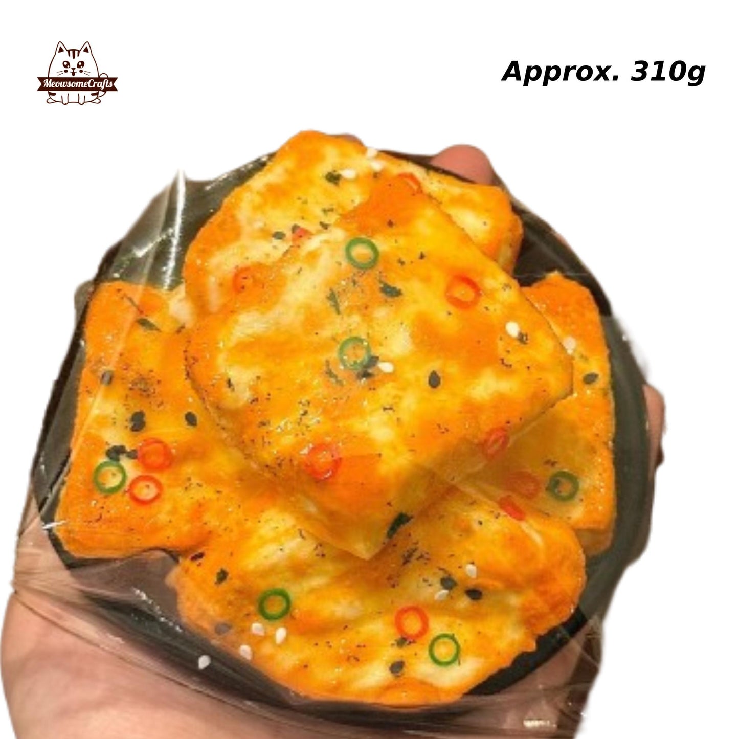 Tofu Bowl Food Squishy Squeezable Anxiety Stress Relief Sensory Fidget Toys