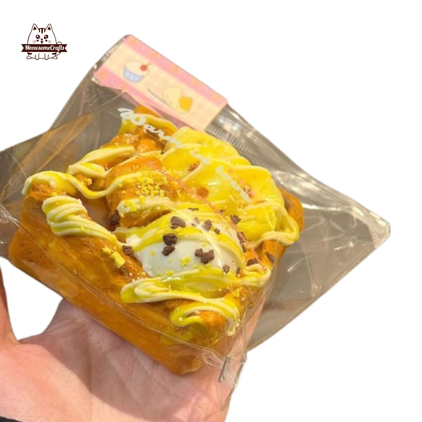 Ice Cream Banana Waffle Food Squishy Squeezable Anxiety Stress Relief Sensory Fidget Toys
