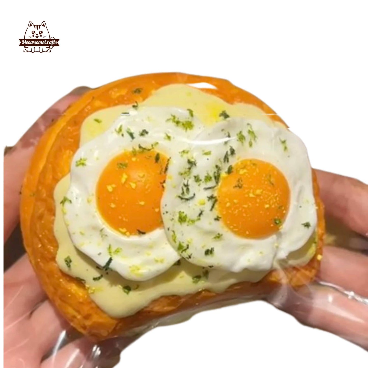 Handmade Cheeseburgers Food Taba Squishy Squeezable Anxiety Stress Relief Sensory Fidget Toy