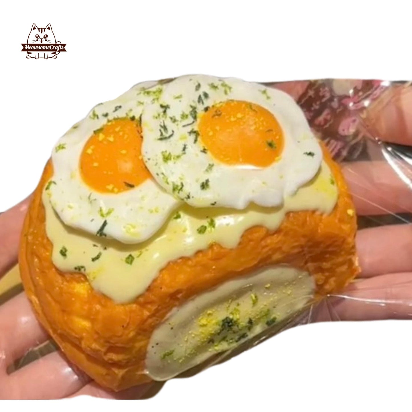 Handmade Cheeseburgers Food Taba Squishy Squeezable Anxiety Stress Relief Sensory Fidget Toy