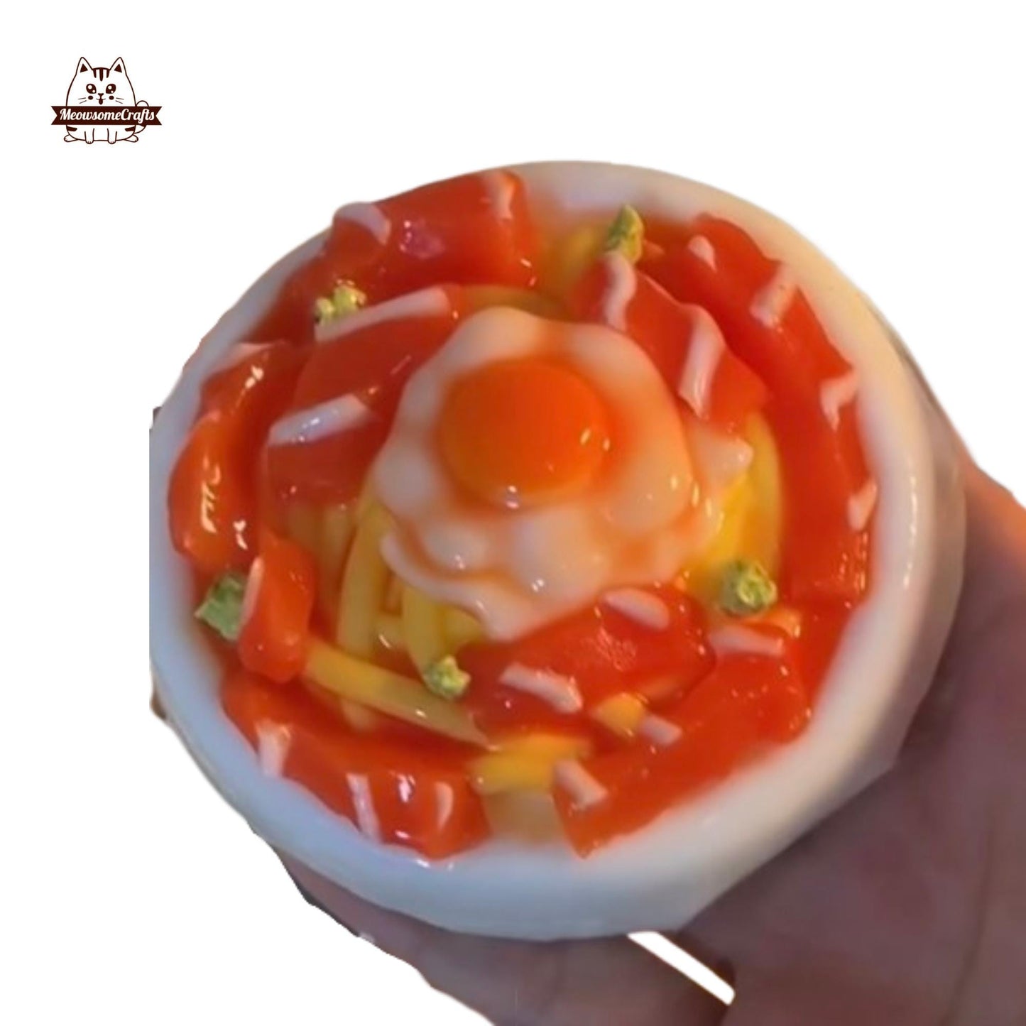 Handmade Tomato Garlic Shrimp Noodles Lobster Food Taba Squishy Squeezable Anxiety Stress Relief Sensory Fidget Toy