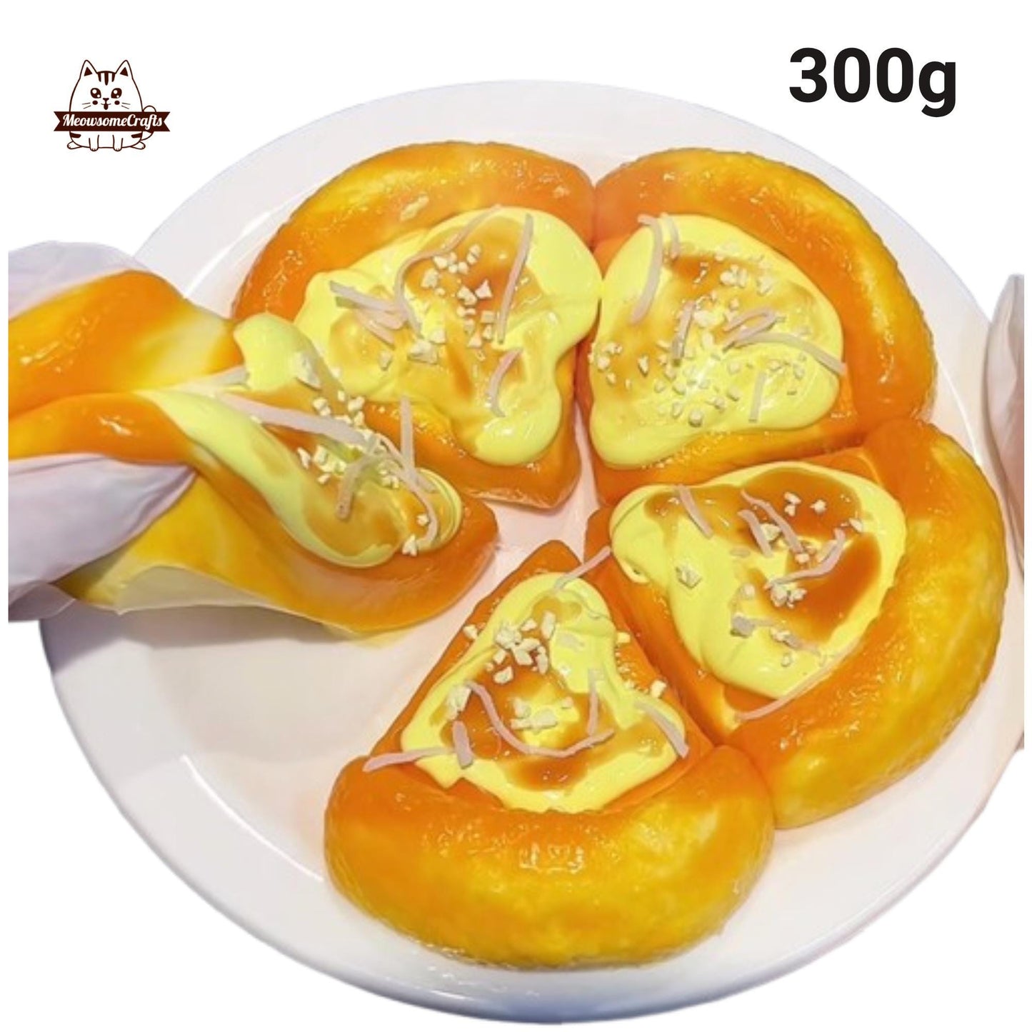 Soft Cheese Pizza Food Taba Squishy Squeezable Anxiety Stress Relief Sensory Fidget Toy