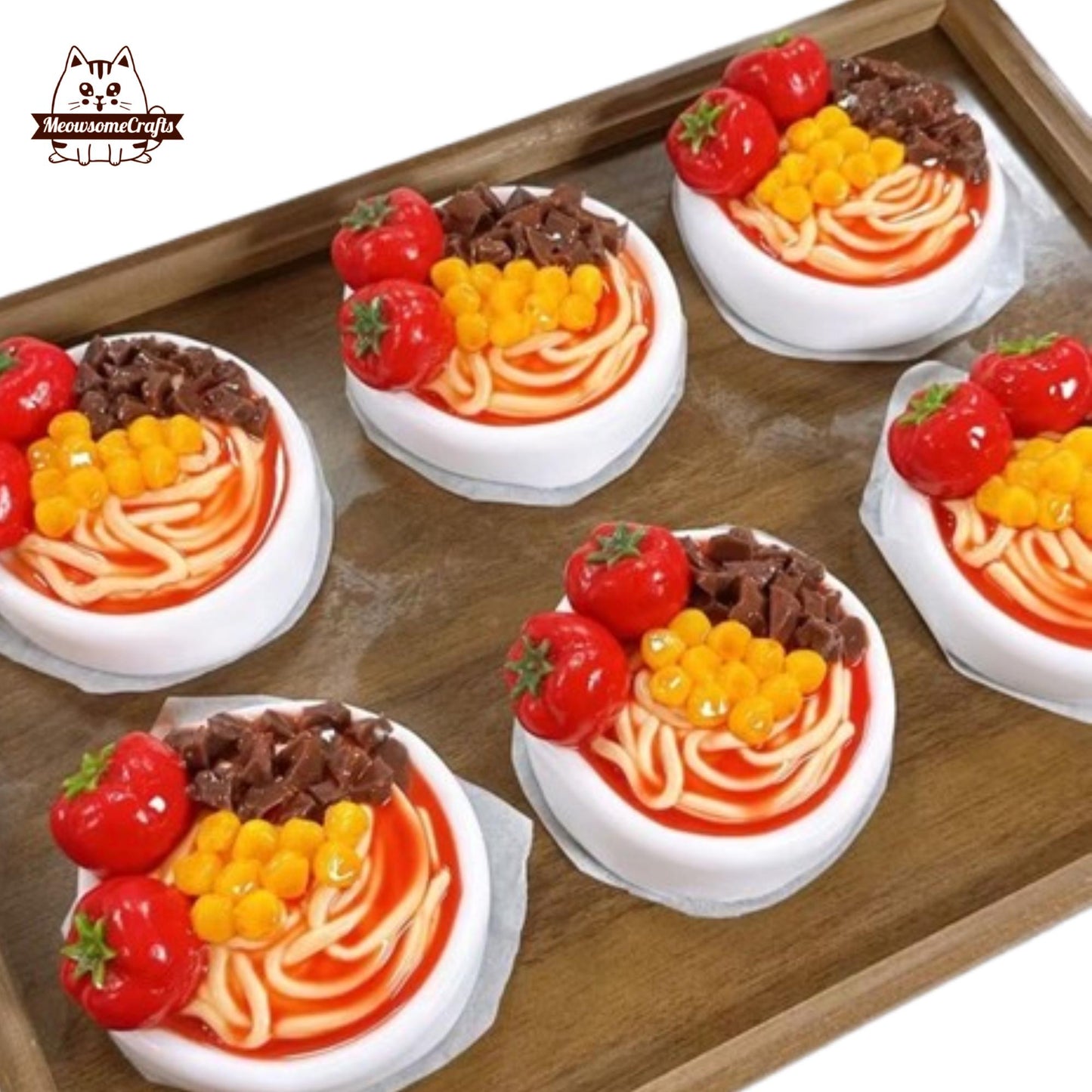Tomato Beef Corn Pasta Food Squishy Squeezable Anxiety Stress Relief Sensory Fidget Toy