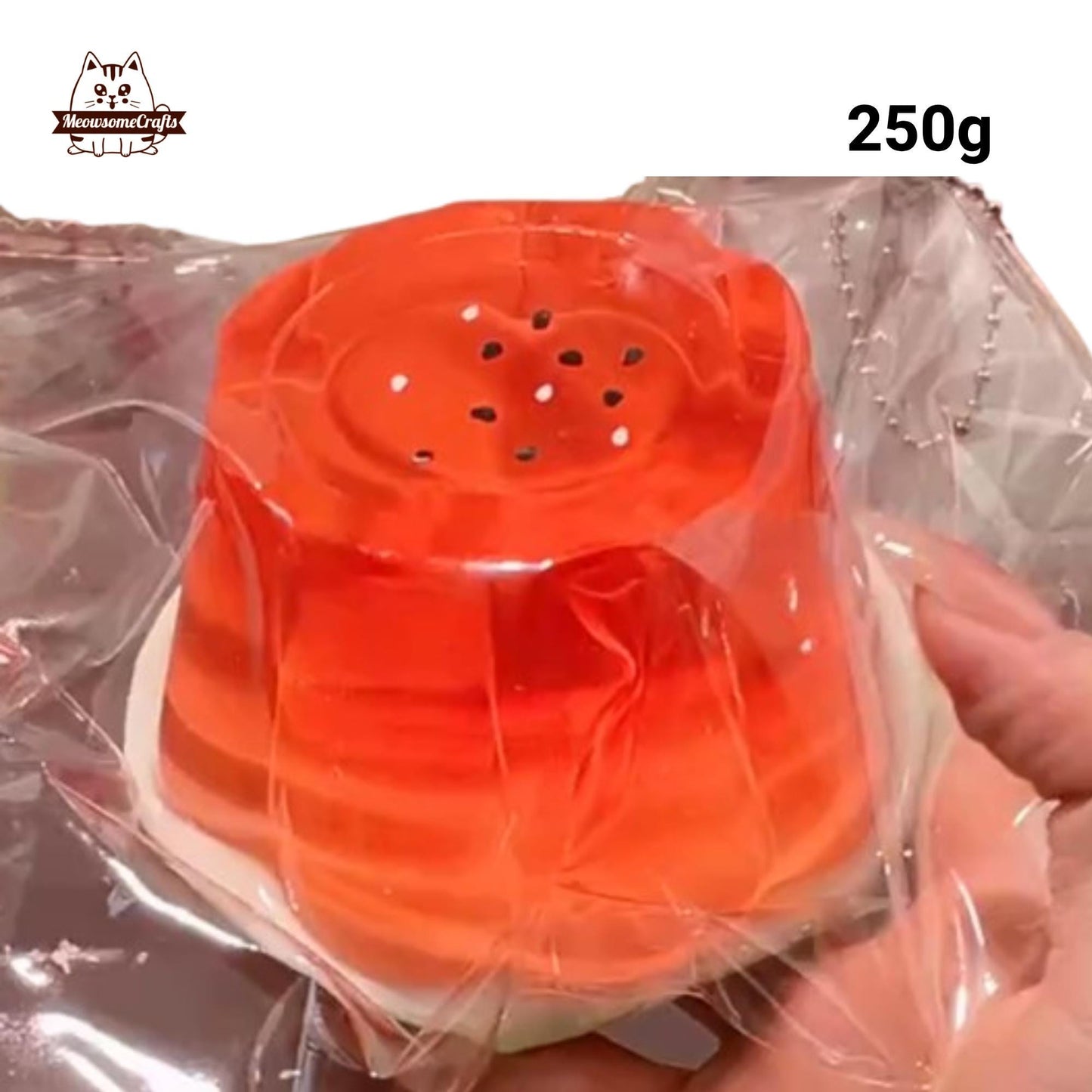 Cute Taba Squishy Watermelon Jelly Pudding Food Squeezable Anxiety Stress Relief Sensory Fidget Toys
