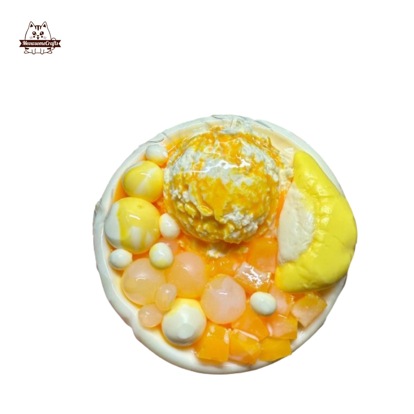 Anmitsu Japanese dessert Squishy Taba Squishy Squeezable Anxiety Stress Relief Sensory Fidget Toy