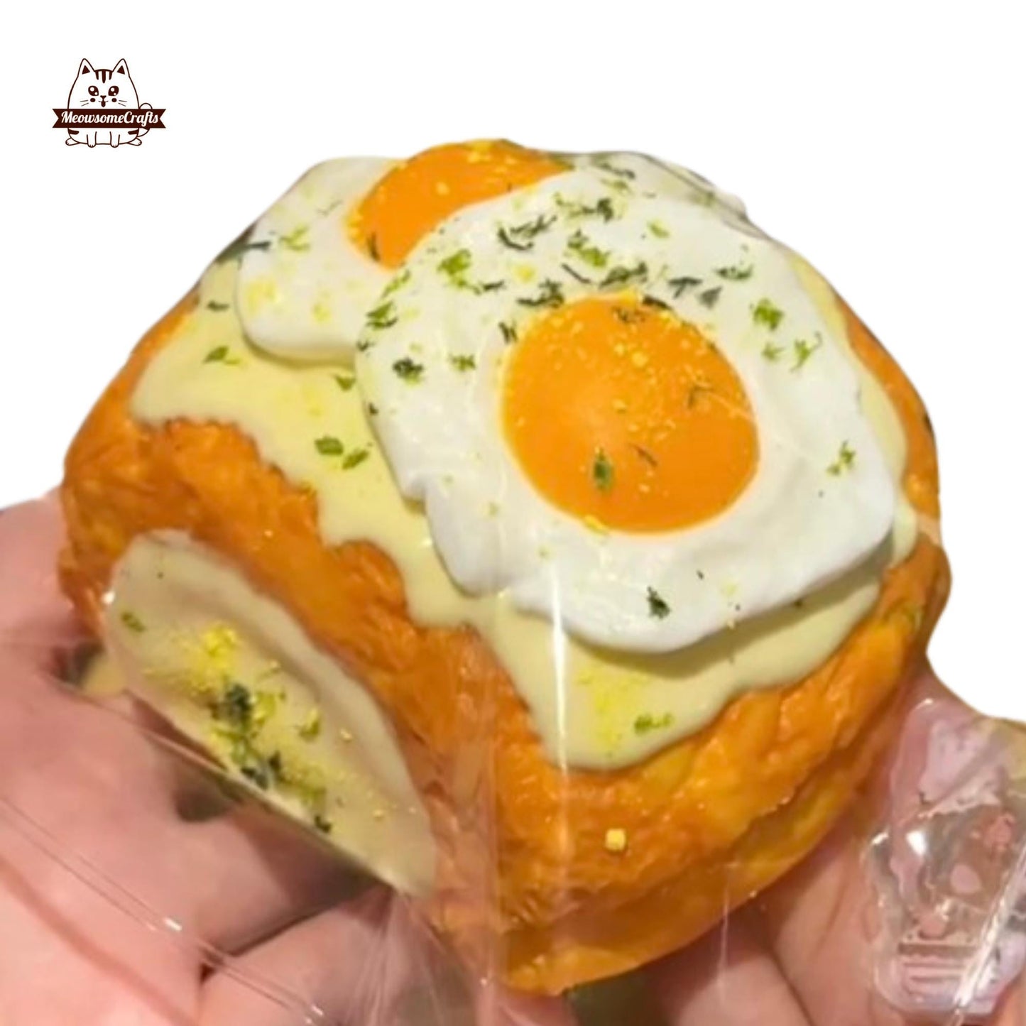Handmade Cheeseburgers Food Taba Squishy Squeezable Anxiety Stress Relief Sensory Fidget Toy