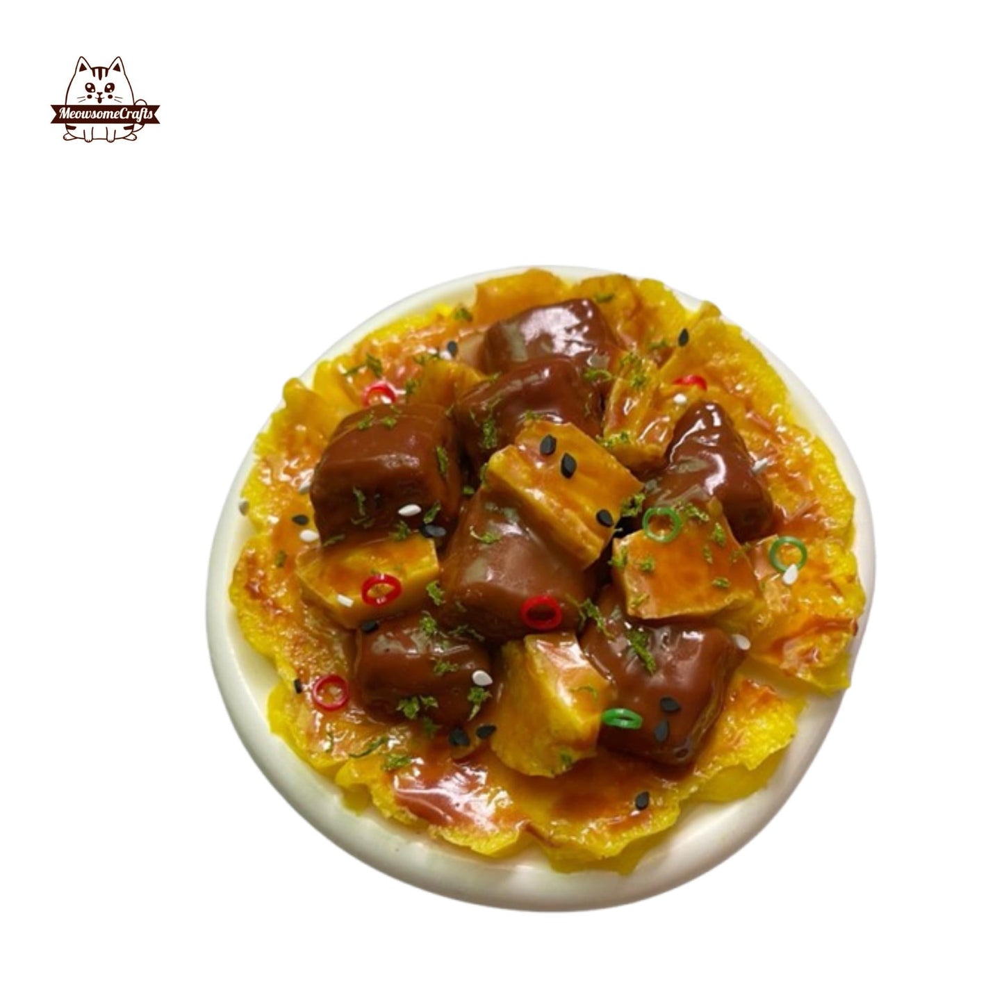 Beef Pineapple Bowl Food Taba Squishy Squeezable Anxiety Stress Relief Sensory Fidget Toy