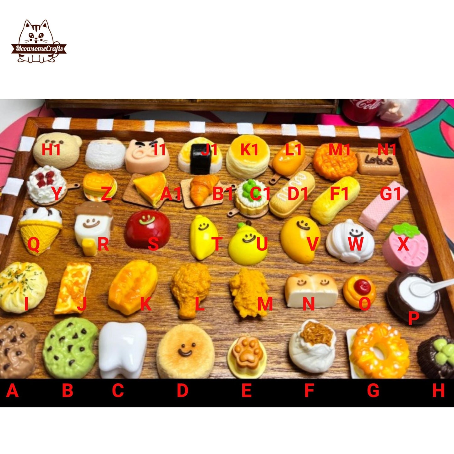 Mini Cake Ice Cream Chicken Drumstick Food Taba Squishy Sensory Anxiety Stress Relief Sensory Fidget Toy 10PCS