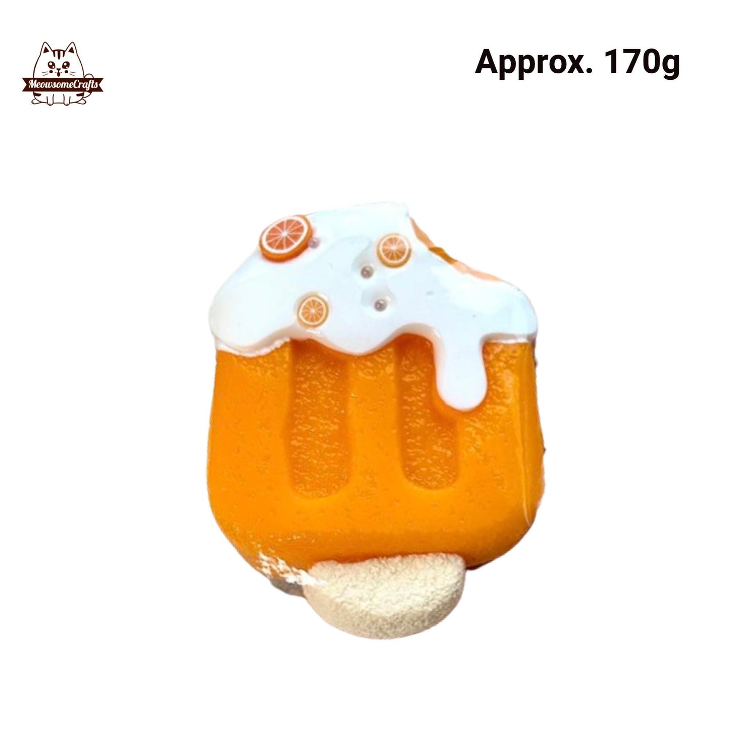 Soft Fruits Popsicles Ice Cream Food Squishy Squeezable Anxiety Stress Relief Sensory Fidget Toys