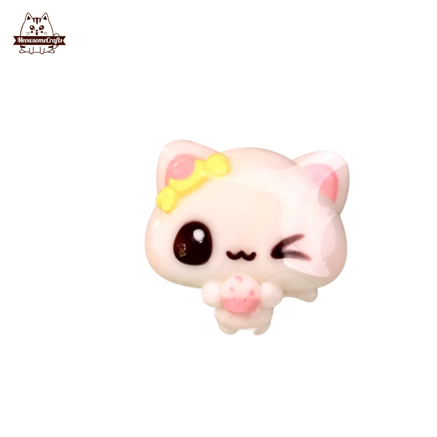 Kawaii Squirrel Kitty Cat Bunny Animals Handmade Squishy Fidget Toy - Kitty