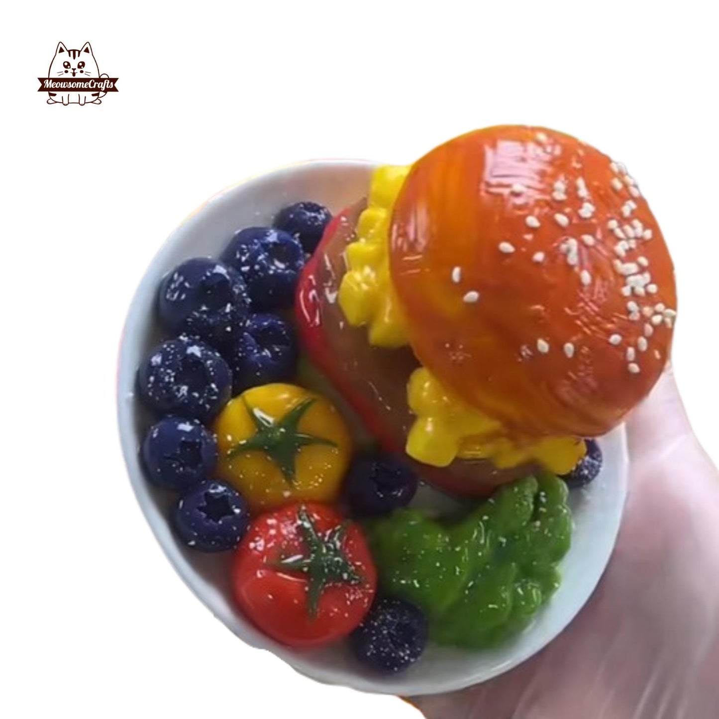 Cheese Burger Vegetables Food Stress Relief Sensory Stress Relief Toy