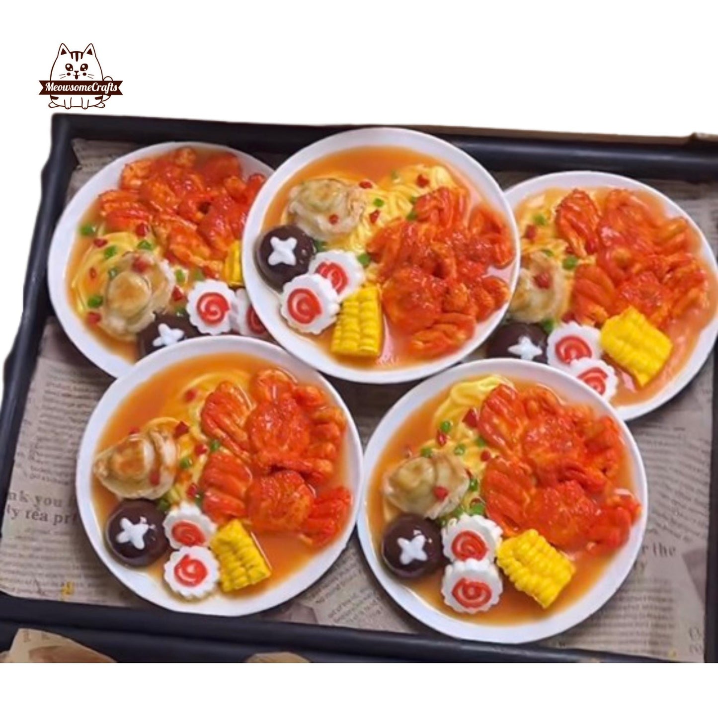 Ramen Crabs Food Satisfying Squishy Squeezable Stress Relief Gift for Squishy Lovers