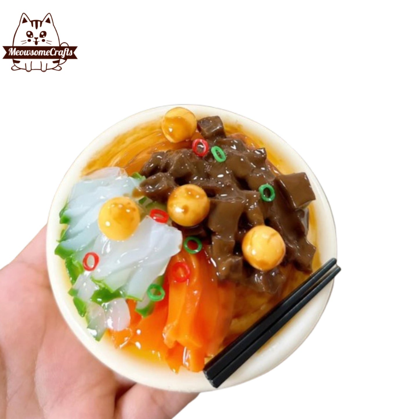 Beef Noodles Food Taba Squishy Squeezable Stress Relief Sensory Fidget Toy
