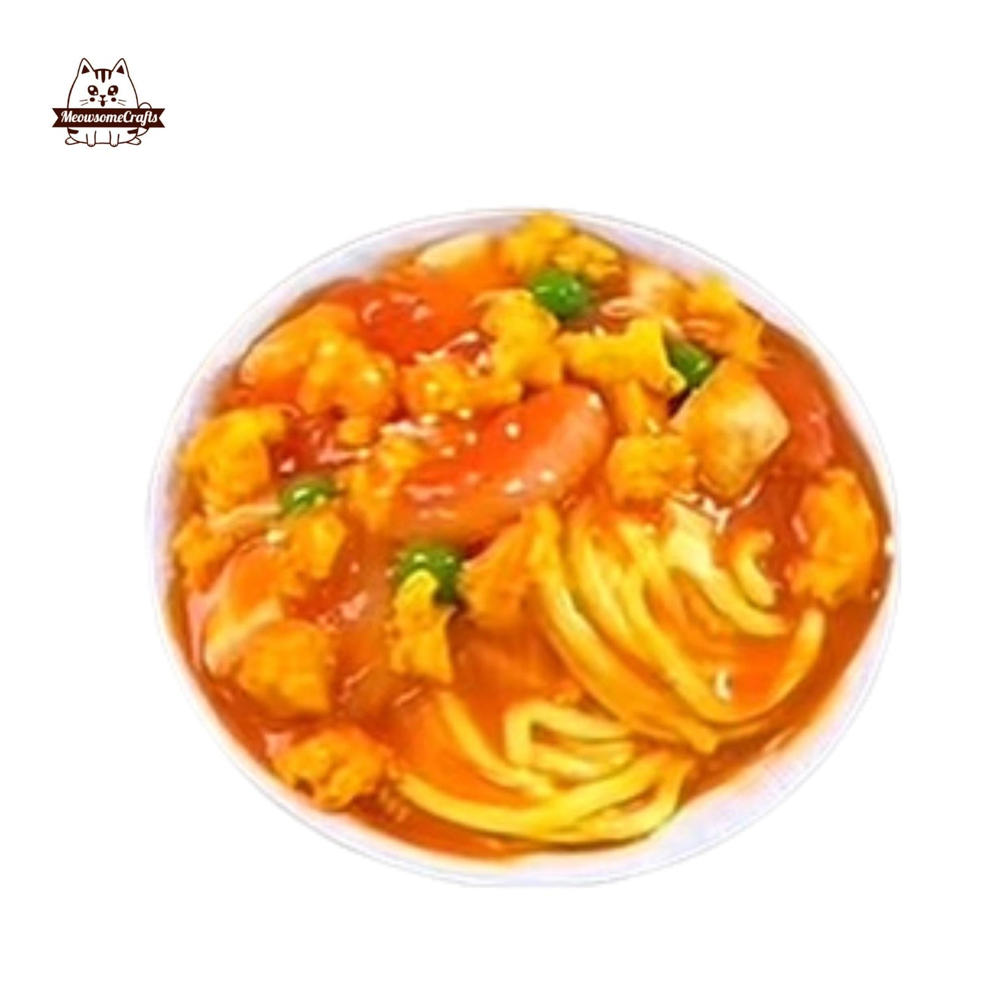 Handmade Realistic Shrimp Egg Noodle Food Taba Squishy Stress Relief Desk Fake Food Toy Gift