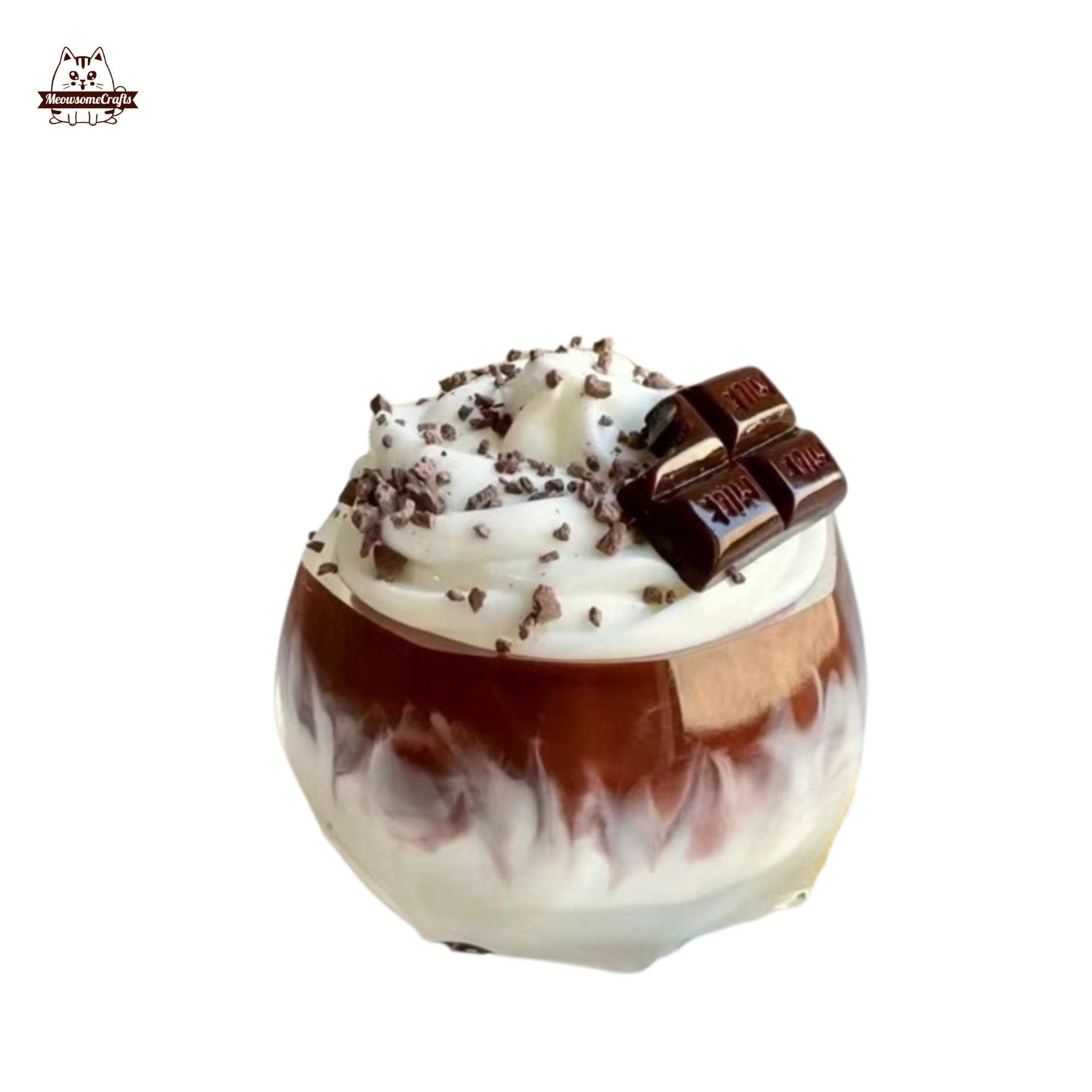 Chocolate Strawberry Blueberry Cheese Pudding Cups Handmade Squishy Fidget Toy