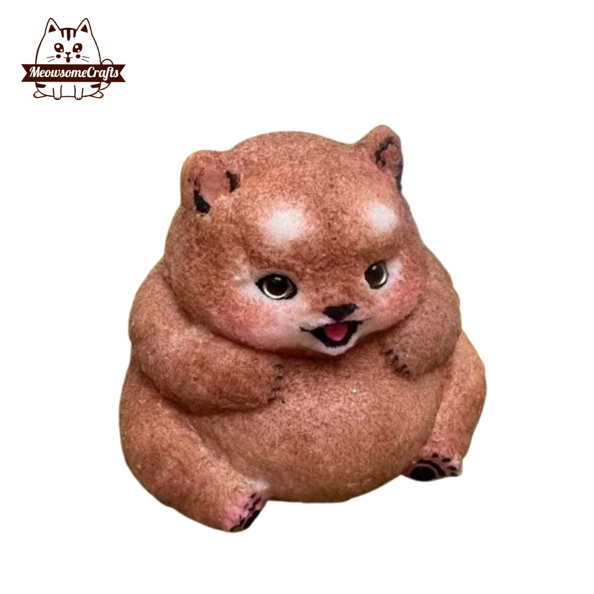 Chubby Bear Furry Squishy Squeezable Anxiety Stress Relief Sensory Fidget Toys