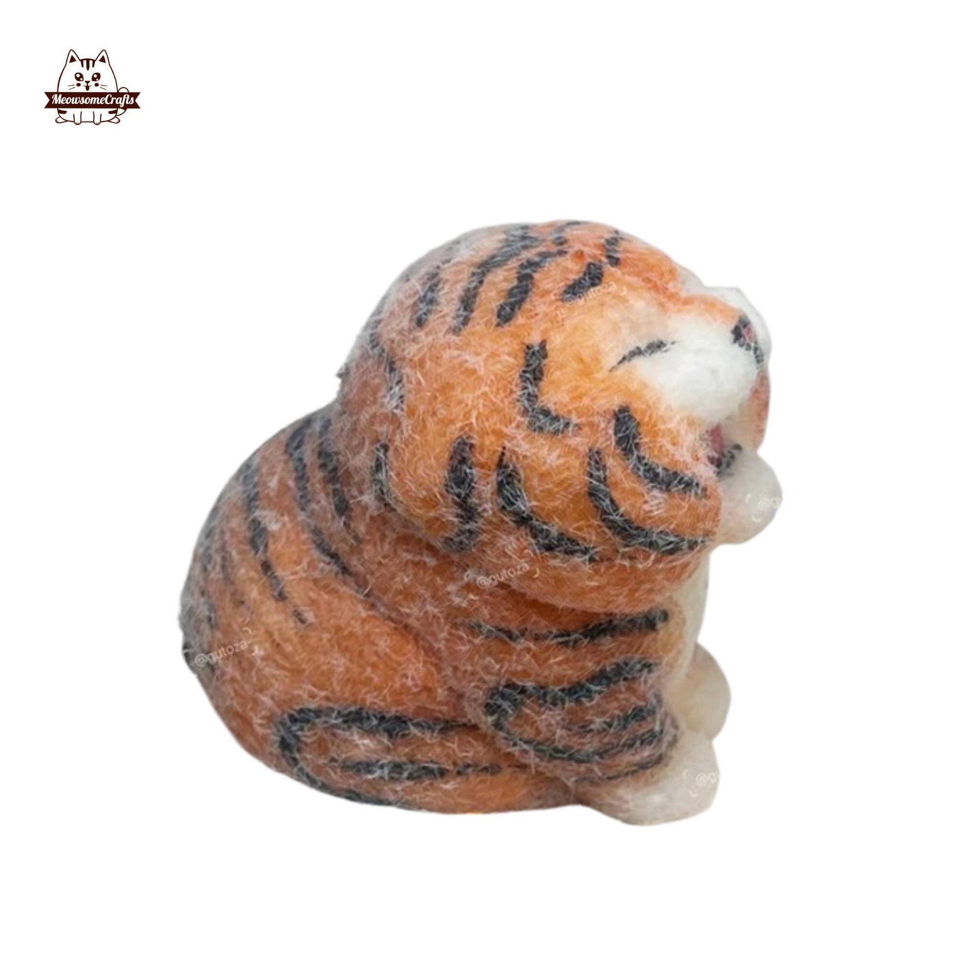 Furry Soft Tiger Squishy Squeezable Anxiety Stress Relief Sensory Fidget Toys Washable