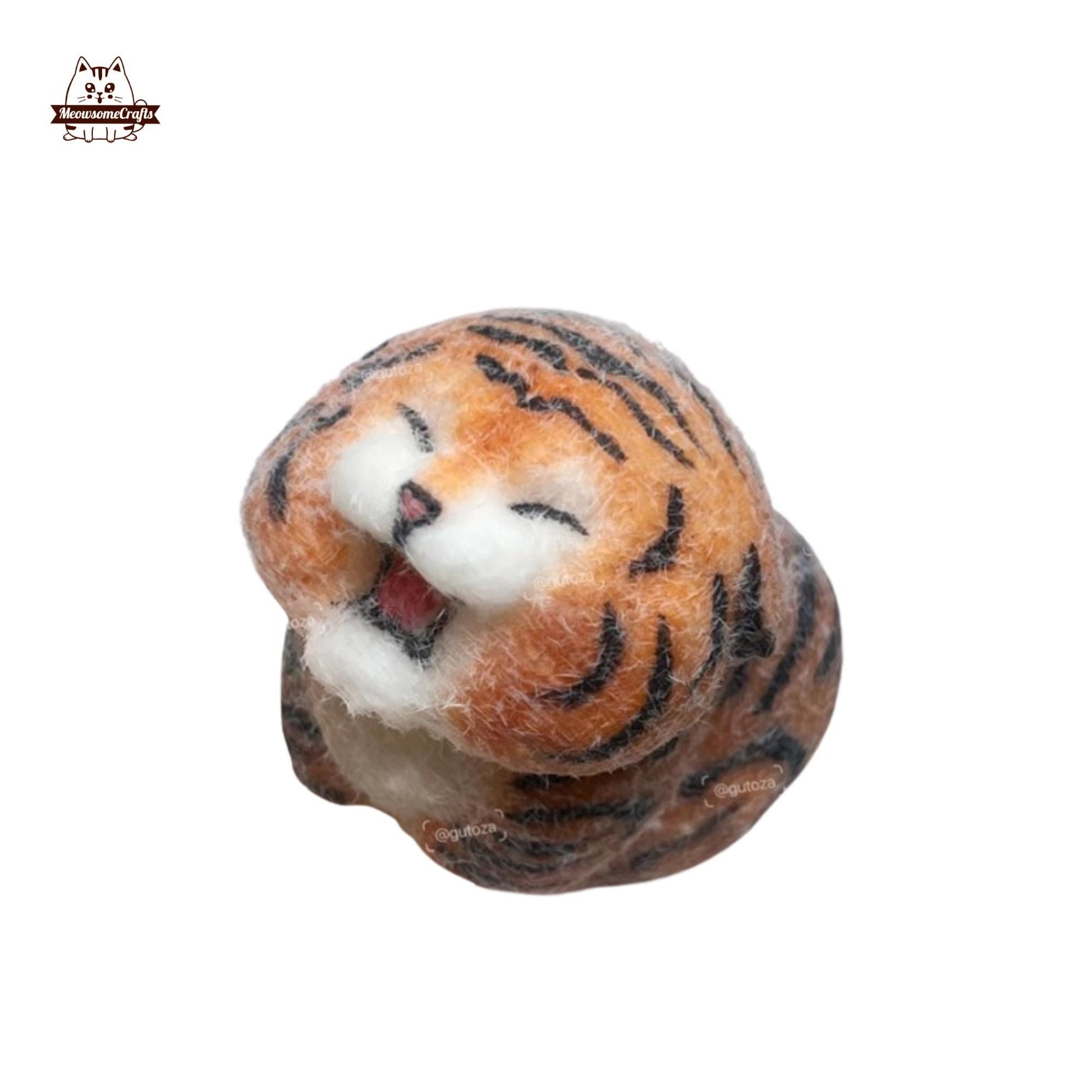 Furry Soft Tiger Squishy Squeezable Anxiety Stress Relief Sensory Fidget Toys Washable