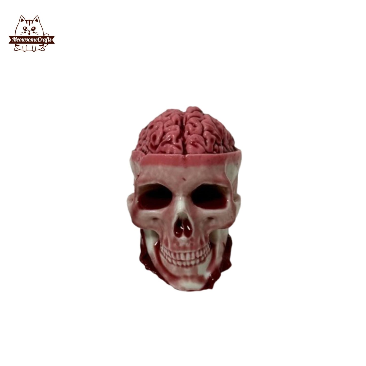 Soft Handmade Skull Brain Squishy Squeezable Anxiety Stress Relief Sensory Silicone Fidget Toys