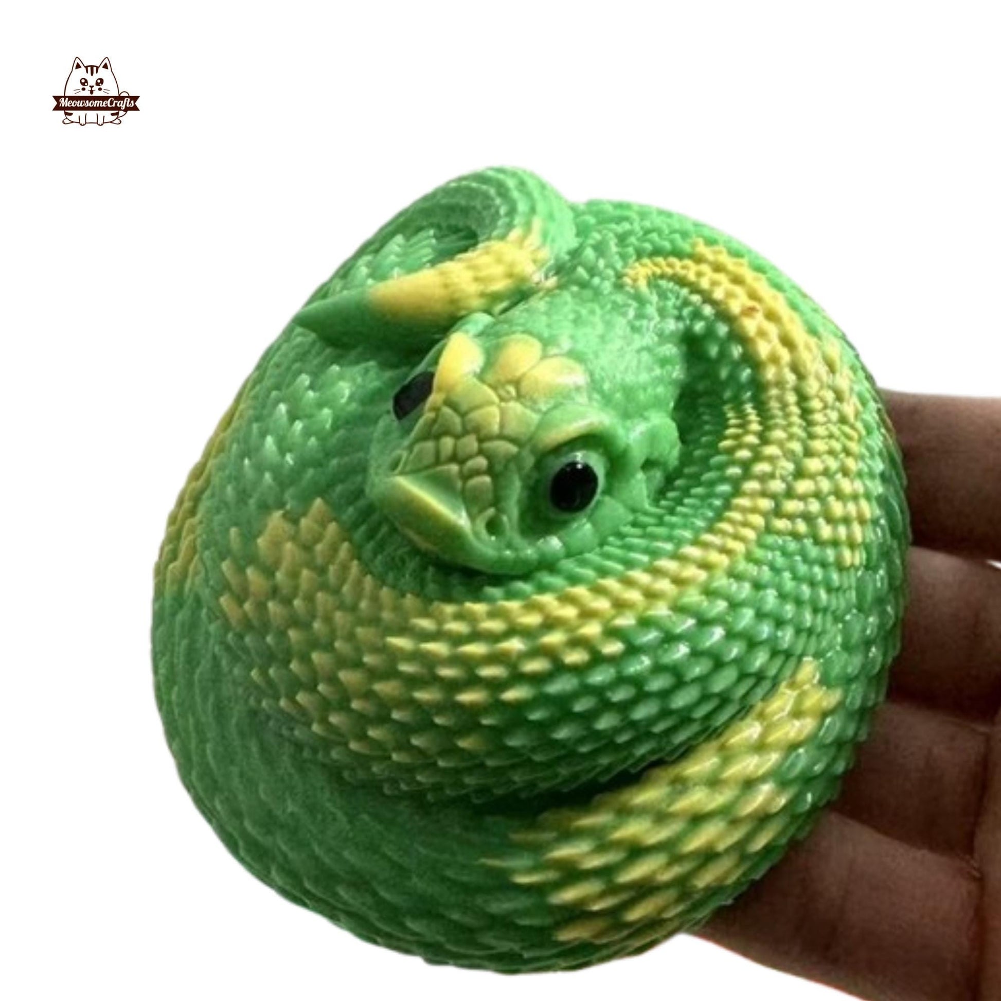 Handmade Soft Snake Squishy Squeezable Anxiety Stress Relief Sensory Fidget Toys