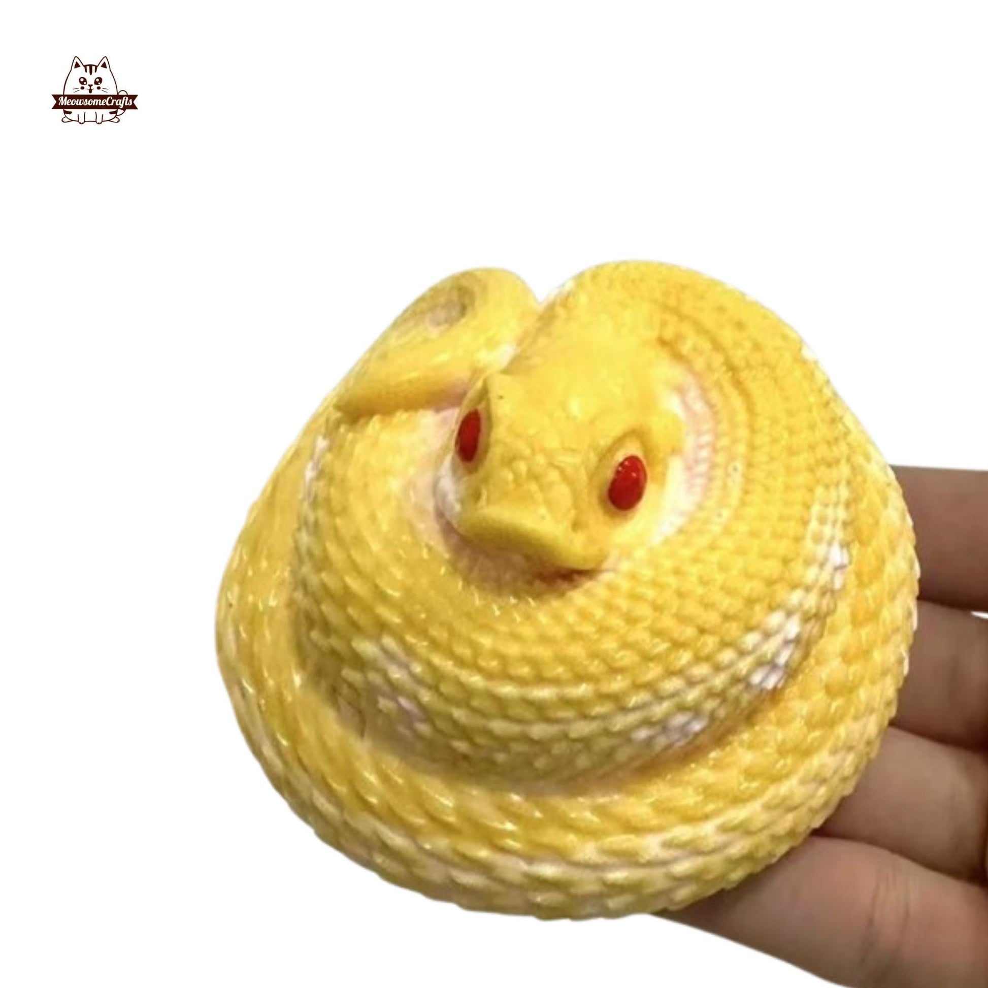 Handmade Soft Snake Squishy Squeezable Anxiety Stress Relief Sensory Fidget Toys