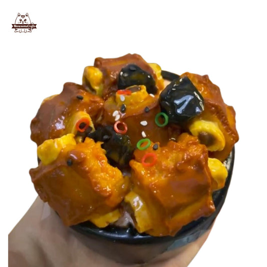 Food Squishy Braised Spare Ribs Squeezable Anxiety Stress Relief Sensory Fidget Toys - Squishy