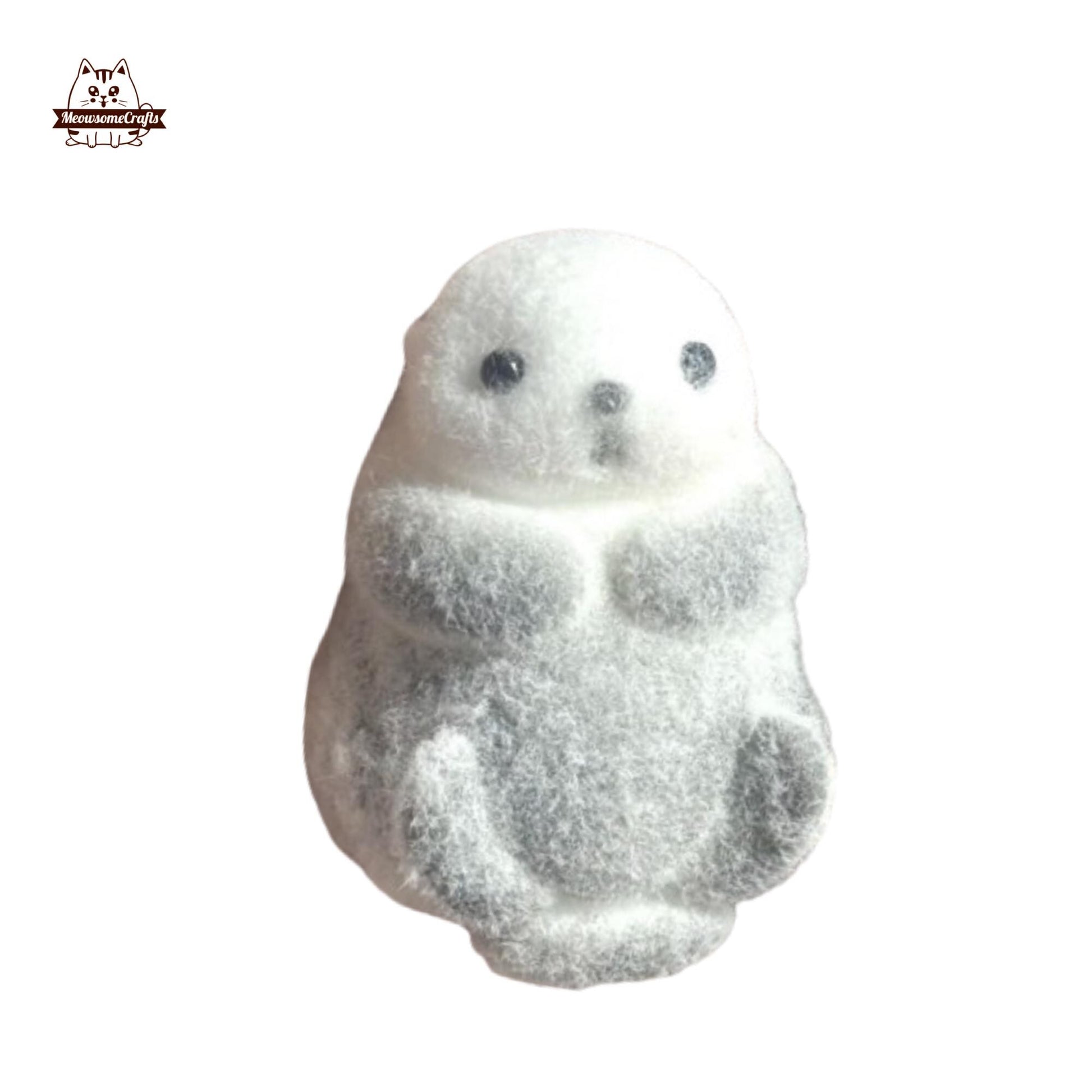 Furry Sea Otters Animal Handmade Squishy Fidget Toy - B