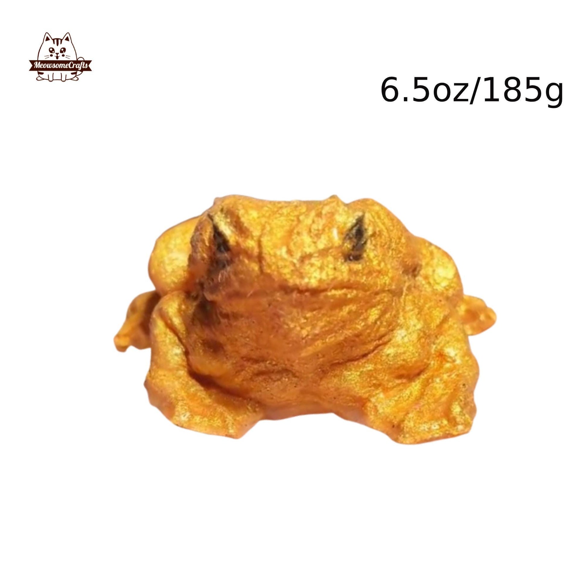 Golden Frog Animal Handmade Squishy Fidget Toy - Big