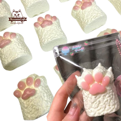 Soft Cat Paw Animal Handmade Squishy Fidget Toy