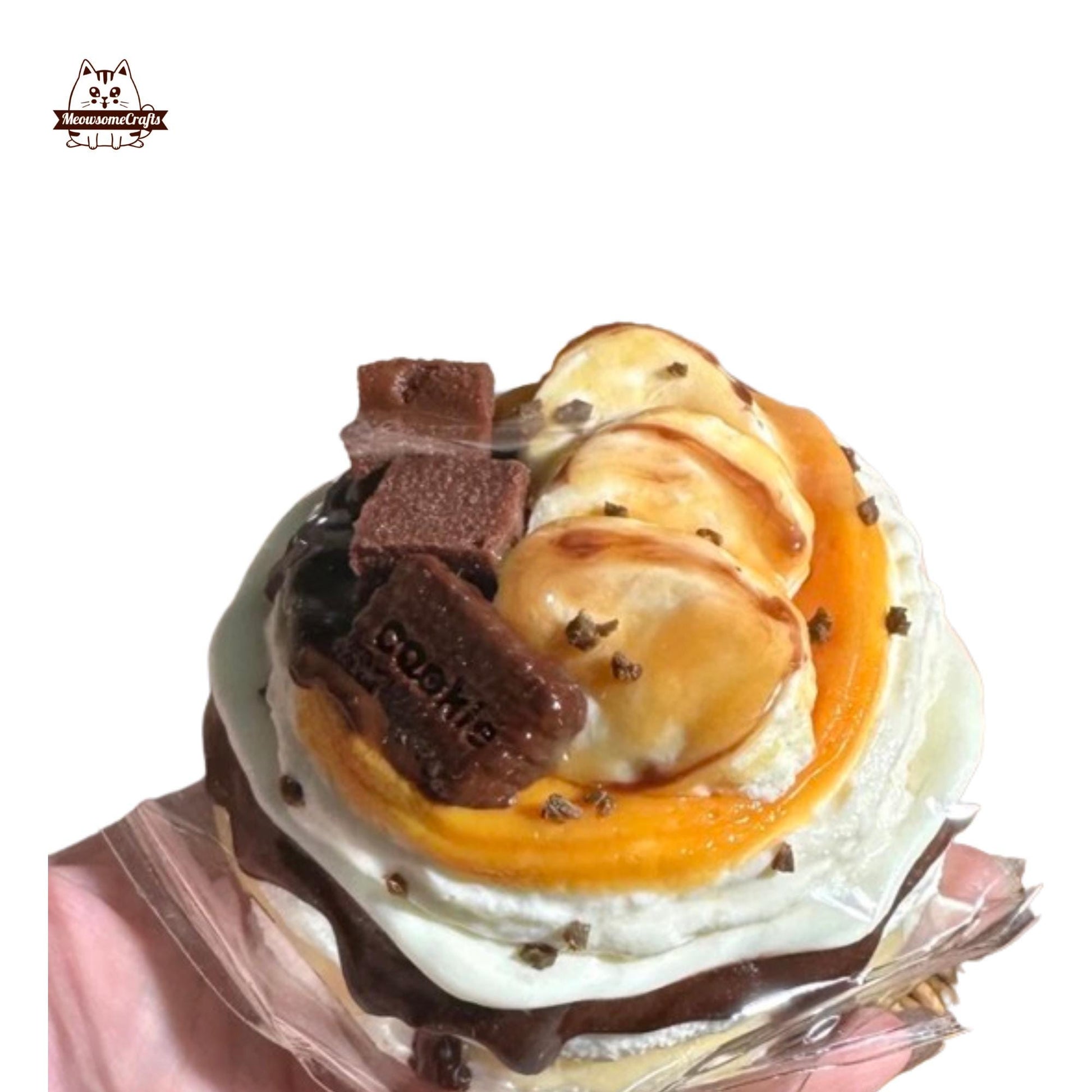 Soft Chocolate Cake Taba Squishy Squeezable Anxiety Stress Relief Sensory Fidget Toy