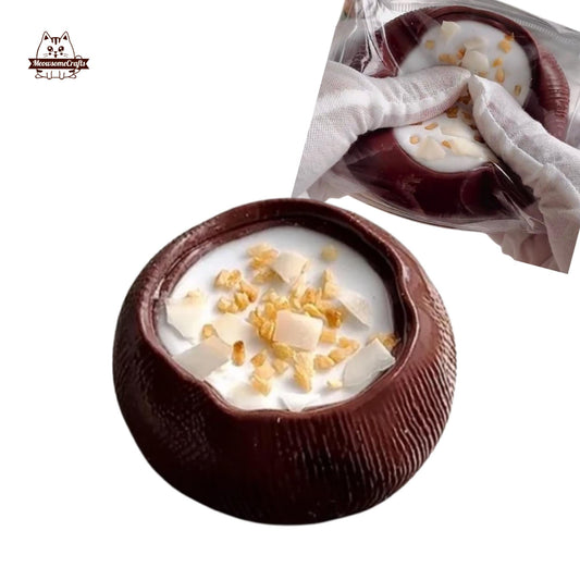 Cute Taba Squishy Coconut Milk Jelly Food Squeezable Anxiety Stress Relief Sensory Fidget Toys