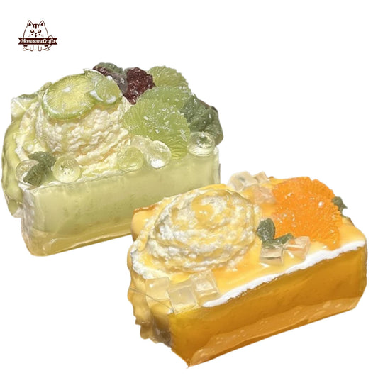 Cute Taba Squishy Ice Cream Lime Fruit Food Squeezable Anxiety Stress Relief Sensory Fidget Toys