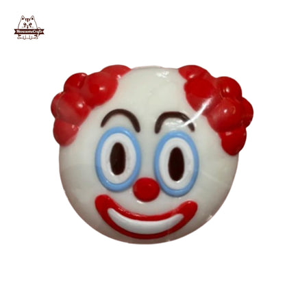 Kawaii Clown Face Handmade Squishy Fidget Toy