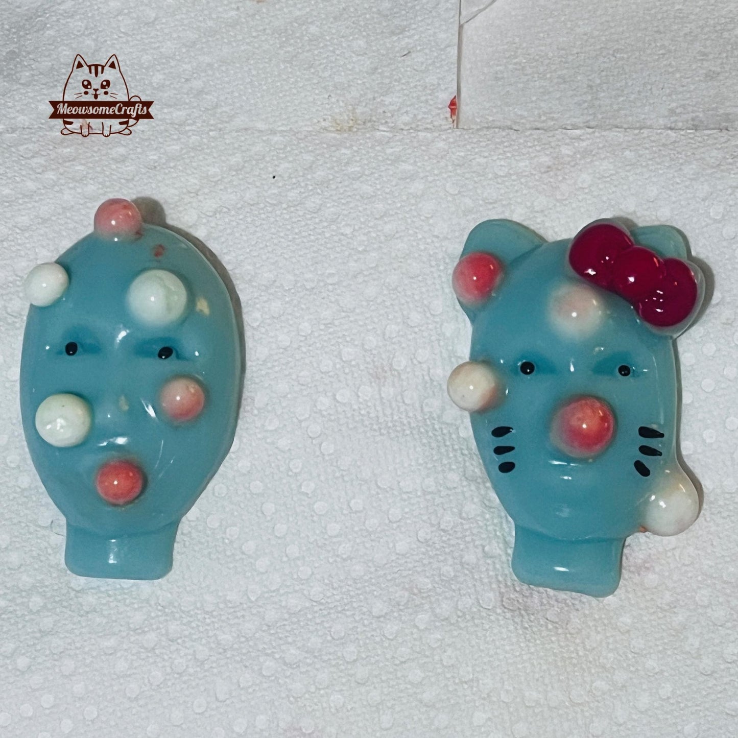 Face Pimple Popping Face Handmade Squishy Fidget Toy - A + B